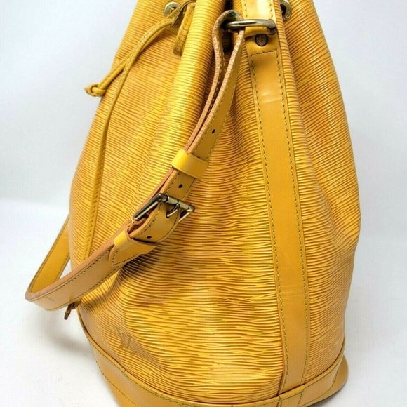 Auth Louis Vuitton Noe Yellow Epi Leather Bucket - Picture 5 of 11